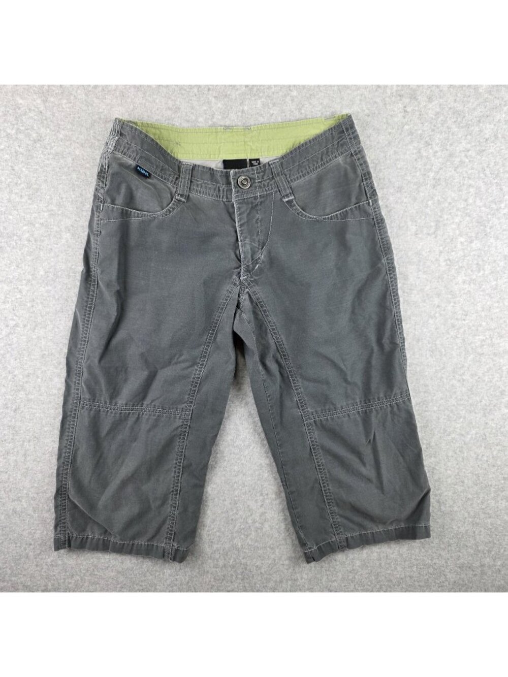 Kuhl Capri Pants Womens 2 Gray Stretch Outdoor Hiking Cropped Lightweight